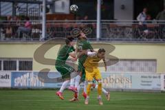 Landesliga - Saison 2026/27 - SV Manching - TSV Gersthofen - Marcel Posselt (Nr.12 - SV Manching) - Vincent Amann (Nr.5 - SV Manching) - Avdic Din gelb Gersthofen - Foto: Meyer Jürgen
