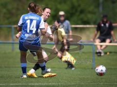 Testspiel - 2. Bundesliga Frauen - Saison 2026/27  - FC Ingolstadt 04 Frauen -  Jenny Gaugigl (Nr.29 - FCI Frauen)  - Hannah Melicharek blau Hoffenheim - Foto: Meyer Jürgen