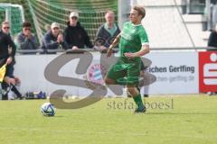 Relegation - Bezirksliga - Saison 2024/25 - FC Gerolfing - Tus Raubling - Lukas Achhammer grün Gerolfing - XXXXX - Foto: Meyer Jürgen