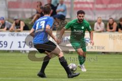 Bezirksliga - Saison 2023/2024 - SV Manching  - SpVgg Kammerberg -Abou-Khalil Abdel (Nr.20 - SV Manching) -  Stefan Aust blau Kammerberg - Foto: Meyer Jürgen