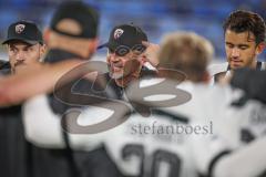 3. Liga - Saison 2026/27 - Waldhof Mannheim - FC Ingolstadt 04 - Nach dem Spiel im Spielerkreis - Cheftrainer Achim Beierlorzer (FCI) - XXXXX - Foto: Meyer Jürgen