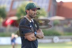 Testspiel - Saison 2025/26 - SV Manching - TSV Gaimersheim - Cheftrainer Cüneyt Köz (SV Manching) - XXXXX - Foto: Meyer Jürgen
