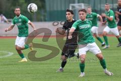 Bezirksliga - Saison 2024/25 -  Eron Dervisi Fatih - (Nr.27 - FC Fatih) - Armin Bortenschlager (Nr.18 - FC Gerolfing) - Foto: Meyer Jürgen