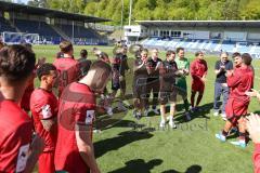 3. Liga - Saison 2025/26 - TSG Hoffenheim II - FC Ingolstadt 04  -  Die Mannschaft bildet einen Kreis nach dem Spiel -  - XXXXX - Foto: Meyer Jürgen