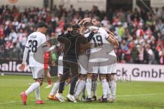 3. Liga; Energie Cottbus - FC Ingolstadt 04; Tor Jubel Treffer Yannick Deichmann (20, FCI) 1:2 Pascal Testroet (37, FCI) David Kopacz (29, FCI) Mladen Cvjetinovic (19, FCI) Benjamin Kanuric (8, FCI) Cheftrainerin Sabrina Wittmann (FCI) Ryan Malone (16, FC