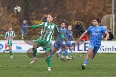 Landesliga - Saison 2025/26 - SV Manching - VFB Durach - Fabian  Neumayer (Nr.9 - SV Manching) - Nosdrin Marc blau Durach  - Foto: Meyer Jürgen