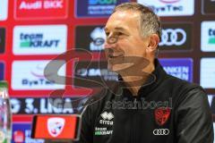 3. Liga; FC Ingolstadt 04 - Rot-Weiss Essen; Pressekonferenz Interview Cheftrainer Achim Beierlorzer (FCI)