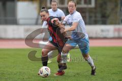 *** 2. Bundesliga Frauen - Saison 2025/26 - FC Ingolstadt 04 Frauen - VFL Bochum - Jenny Beyer (Nr.8 - FC Ingolstadt Frauen I) - Bantle Alina blau Bochum - Foto: Meyer Jürgen