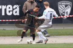 3. Liga - Testspiel - Saison 2025/26 - FC Ingolstadt 04 - SSV 1846 Ulm - Emilio Kehrer (Nr.44 - FCI) - Ben Westermeier (Nr.8 - SSV Ulm) - Foto: Meyer Jürgen
