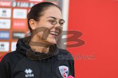 3. Liga; FC Ingolstadt 04 - SSV Ulm; Interview Cheftrainerin Sabrina Wittmann (FCI)