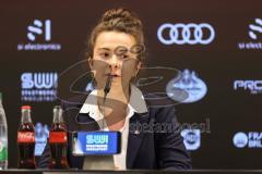 3. Liga; FC Ingolstadt 04 - SV Waldhof Mannheim; Pressesprecherin Kristina Richter (FCI) Pressekonferenz