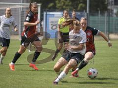 2. Bundesliga Frauen - Saison 2026/27  - FC Ingolstadt 04 Frauen - 1.FCC Turbine Potsdam - Jenny Beyer (Nr.8 - FCI Frauen) - Gößler Elena weiss Potsdam - Foto: Meyer Jürgen