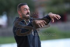 Landesliga - Saison 2024/25 - SV Manching - FSV Pfaffenhofen - Trainer Serkan Demir (SV Manching) - XXXXX - Foto: Meyer Jürgen