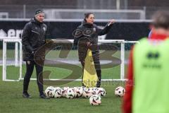 3. Liga; FC Ingolstadt 04 - Trainingsauftakt nach Winterpause; Cheftrainerin Sabrina Wittmann (FCI) Nico Hurst