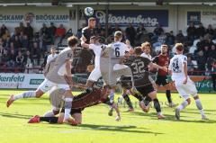 3.Liga - Saison 2023/2024 - SC Verl - FC Ingolstadt 04 - Lukas Fröde (Nr.34 - FCI) - Torge Paetow (Nr.16 - Verl) - Simon  Lorenz (Nr.32 - FCI) -  - Foto: Meyer Jürgen