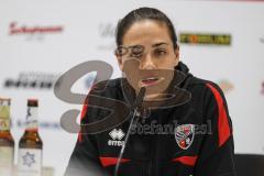 3. Liga; 1. FC Saarbrücken - FC Ingolstadt 04; 1:0 Pressekonferenz Interview Cheftrainerin Sabrina Wittmann (FCI)