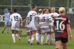 DFB Pokal - Frauen - Saison 2025/26 - FC Ingolstadt 04 Frauen - 1. FC Nürnberg - Lea Wolski (Nr.5 - FC Ingolstadt Frauen I) mit dem 1:1 Ausgleichstreffer - jubel - Foto: Meyer Jürgen
