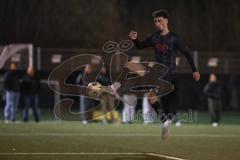 *** Bayernliga Nord - Saison 2025/26 - FC Ingolstadt 04 II - ASV Neumarkt - Der 3:0 Führungstreffer durch Davide Sekulovic (Nr.33 - FC Ingolstadt II) - jubel - Foto: Meyer Jürgen