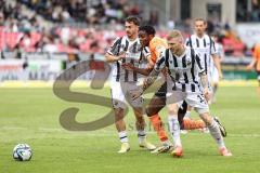 3. Liga; SV Sandhausen - FC Ingolstadt 04; Bryang Kayo (48, FCI) Ehlich Christoph (3 SVS) Mühling Alexander (15 SVS)