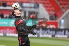 3. Liga; FC Ingolstadt 04 - VfB Stuttgart II; vor dem Spiel Ryan Malone (16, FCI)