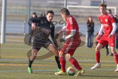 Bezirksfreundschaftsspiel - Saison 2024/25- TSV Gaimersheim - TSV Allershausen - Peter Veit (Nr.9 - TSV Gaimersheim) - - Michael Stiller rot Allershausen - Foto: Meyer Jürgen