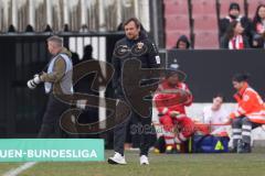 2. Bundesliga Frauen - Saison 2025/26 - FC Ingolstadt 04 Frauen - VFB Stuttgart  - Trainer Heiko Gerber Stuttgart - XXXXX - Foto: Meyer Jürgen