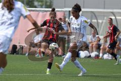 2. Bundesliga Frauen - Saison 2024/25 - FC Ingolstadt 04 Frauen - SCR Altach - Emma Kusch (Nr.9 - FCI Frauen) - Vasconcelos Jassie weiss Altach - Foto: Meyer Jürgen