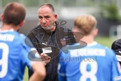 3. Liga; Testspiel; FC Ingolstadt 04 - 1. FC Heidenheim; Cheftrainer Frank Schmidt (HDH) erklärt