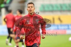 3. Liga; TSV Havelse - FC Ingolstadt 04; vor dem Spiel Marcel Costly (22, FCI)