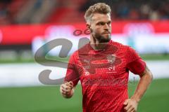 3. Liga; FC Ingolstadt 04 - SSV Jahn Regensburg; vor dem Spiel Yannick Deichmann (20, FCI)