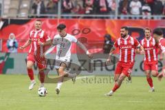 3. Liga; Energie Cottbus - FC Ingolstadt 04; Emre Gül (5, FCI) Cigerci Tolcay (10 EC) Engelhardt Erik (18 EC)