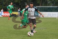 Bezirksliga - Saison 2025/26 - TSV Ober./Unterhaunstadt - SVA Palzing - Baris Soysal (Nr.22 - TSV Ober-/Unterh.stadt) - Liam Russo grün Palzing - Foto: Meyer Jürgen
