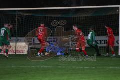 Landesliga - Saison 2024/25 - SV Manching - TSV Dachau - Pedro Da Silva Wiedl (Nr.18 - SV Manching) mit einer Torchance - Kriegel Valentin Torwart Dachau - Foto: Meyer Jürgen