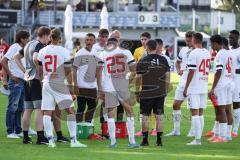 3. Liga; FC Ingolstadt 04 - Trainingslager, Testspiel, FC Kottern; Ansprache Cheftrainer Michael Köllner (FCI)