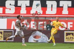 3. Liga; FC Ingolstadt 04 - SSV Ulm 1846; Torwart Marius Funk (1, FCI) Röser Lucas (9 Ulm)