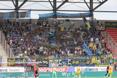 3.Liga - Saison 2023/2024 - FC Ingolstadt 04 -  1. FC Saarbrücken - Fans die mitgereist sind - Foto: Meyer Jürgen