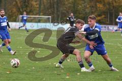 Bezirksliga - Saison 2025/26 - TSV Ober./Unterhaunstadt -  TSV Gaimersheim - Nico von Swiontek Brzezinski (Nr.17 - TSV Gaimersheim) - Fabio Udella blau Ober/Unterh.stadt - Foto: Meyer Jürgen