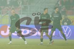 3. Liga; SSV Jahn Regensburg - FC Ingolstadt 04; Tor Jubel Treffer 0:1 Jonas Scholz (15, FCI) Marcel Costly (22, FCI) Fredrik Carlsen (8, FCI)