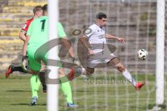 A-Junioren - DFB Pokal  - Saison 2024/25 - A-Junioren - FC Ingolstadt 04 - Hannover 96 - Drakulic Ognjen weiss FCI - Schwanke Jonas Torwart Hannover - Foto: Meyer Jürgen