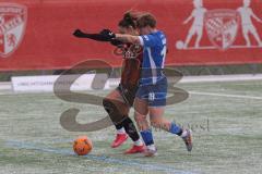 2. Bundesliga Frauen - Saison 2024/25 - FC Ingolstadt 04 Frauen - SV Meppen - Ivana Slipcevic (Nr.8 - FCI Frauen) - Mauly Lea blau Meppen - Foto: Meyer Jürgen