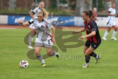 2. Bundesliga Frauen - Saison 2024/25 - FC Ingolstadt 04 Frauen - 1. FC Nürnberg - Stefanie Reischmann (Nr.24 - FCI Frauen) - Brunnmair Livia weiss Nürnberg - Foto: Meyer Jürgen