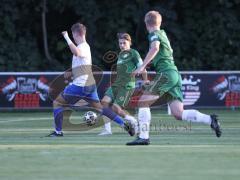 Landesliga - Saison 2026/27 - SV Manching - SC Olching - Sebastian  Graßl (Nr.10 - SV Manching) - Hofmann Florian weiss Olching - Foto: Meyer Jürgen