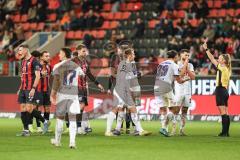 3. Liga; FC Ingolstadt 04 - VfL Osnabrück; rote Karte für Beermann Timo (33 VFLO)