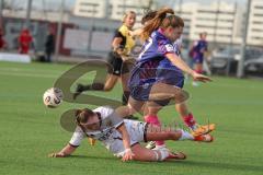 2. Bundesliga Frauen - Saison 2025/26 - FC Ingolstadt 04 Frauen - FSV Mainz - Leonie Hein (Nr.17 - FC Ingolstadt Frauen I) - Pageler Maja blau Mainz - - Foto: Meyer Jürgen
