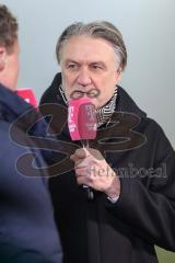 3. Liga; SSV Jahn Regensburg - FC Ingolstadt 04; vor dem Spiel Interview Geschäftsführers Dietmar Beiersdorfer (FCI Sport Kommunikation) Magenta