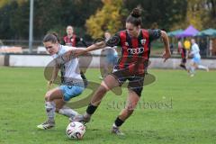 *** 2. Bundesliga Frauen - Saison 2025/26 - FC Ingolstadt 04 Frauen - VFL Bochum - Emma Kusch (Nr.9 - FC Ingolstadt Frauen I) - Joester Emely blau Bochum - Foto: Meyer Jürgen