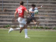 *Bayernliga Nord - Saison 2026/27 - FC Ingolstadt 04 II - FSV Stadeln - Timo Hengmith (Nr.10 - FCI II) - Thomas Müller rot Stadeln - Foto: Meyer Jürgen