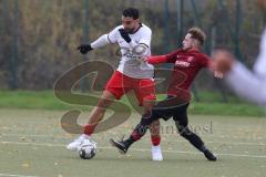 Bezirksliga - Saison 2024/25 - FC Fatih Ingolstadt - SpVgg Kammerberg - Akif Abasikeles (Nr.20 - FC Fatih) - Lukas Fladung rot Kammerberg - Foto: Meyer Jürgen