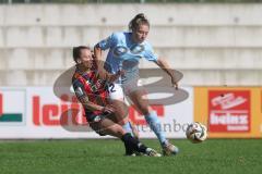 2. Bundesliga Frauen - Saison 2024/25 - FC Ingolstadt 04 Frauen - SG 99 Andernach - Stefanie Reischmann (Nr.24 - FCI Frauen) - Krump Leonie blau Andernach - Foto: Meyer Jürgen