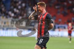 3. Liga; FC Ingolstadt 04 - SV Waldhof Mannheim; Sebastian Grönning (11, FCI) Tor Jubel Treffer 2:0